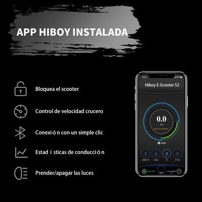 Patinete Eléctrico Hiboy App